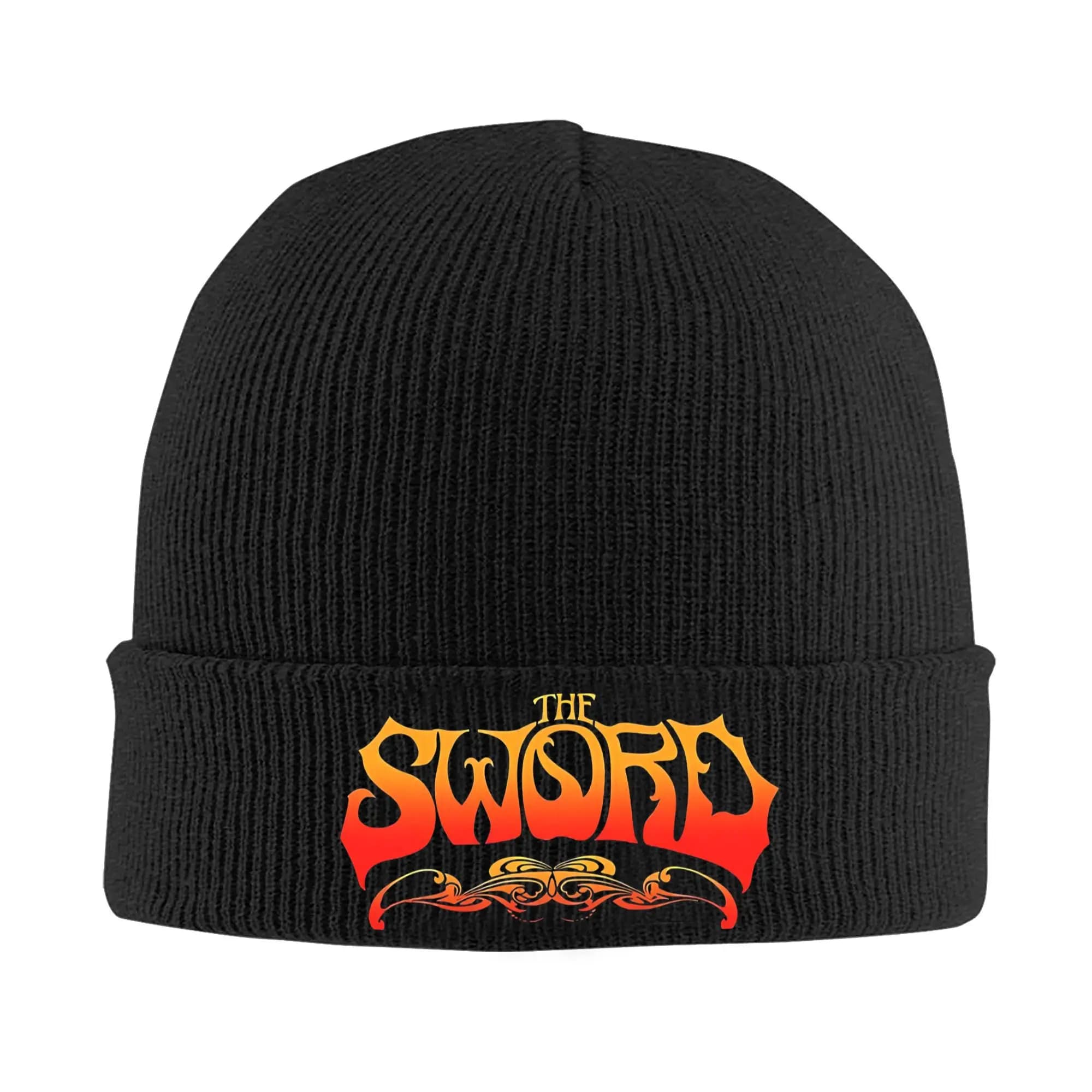 The Sword Logo Knitted Hat for Women Men Skullies Beanies Autumn Winter Hat Acrylic  Crochet Cap