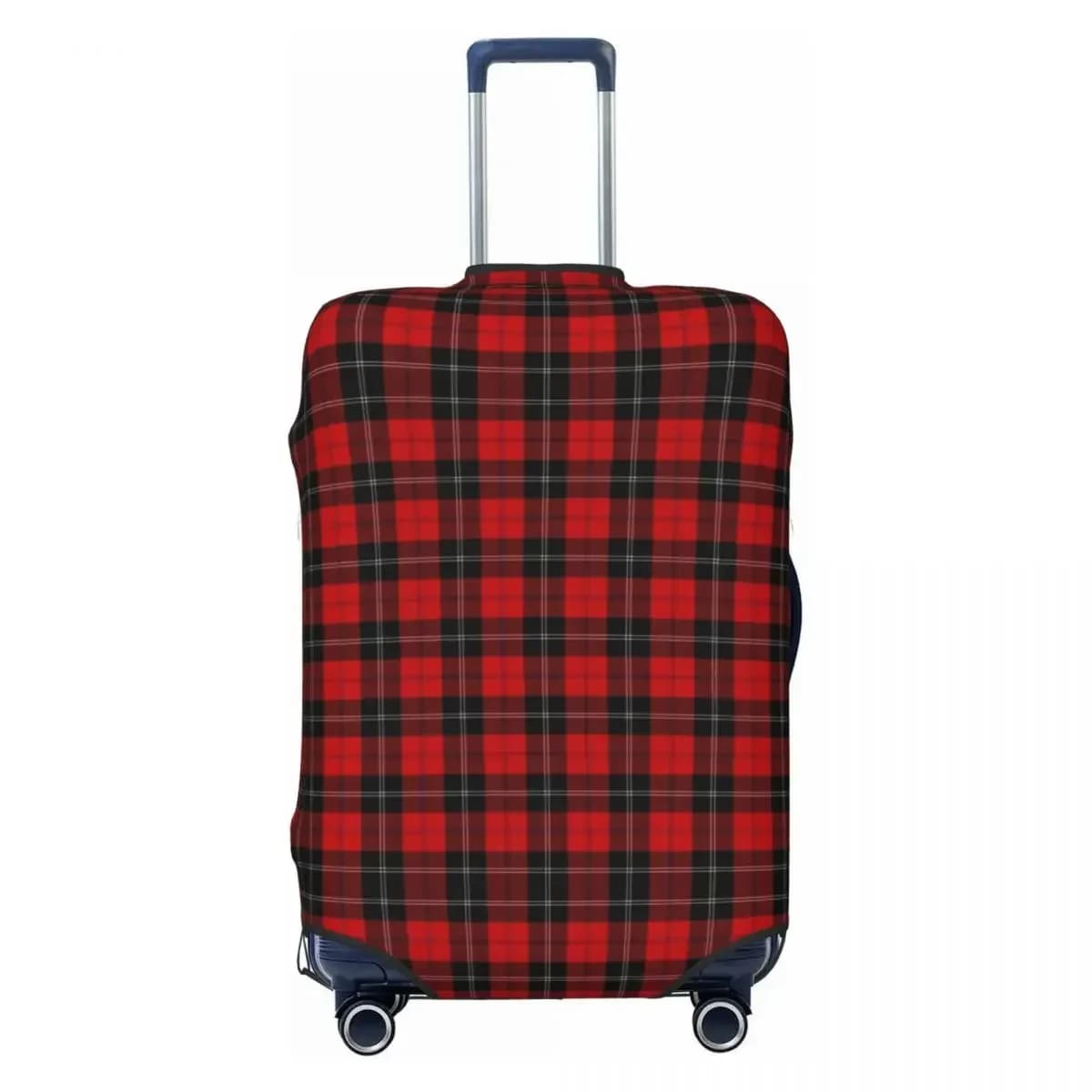Scottish Clan Tartan Travel Luggage Cover Washable Fashion Check Plaid Suitcase  Protector Fit 18-32 Inch