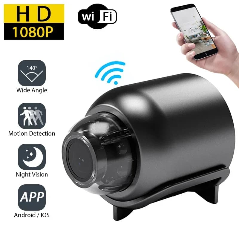 Indoor Safety Security Surveillance Night Vision Camera IP Camera Recorder HD 1080P Mini Camera Wireless WiFi Baby Monitor