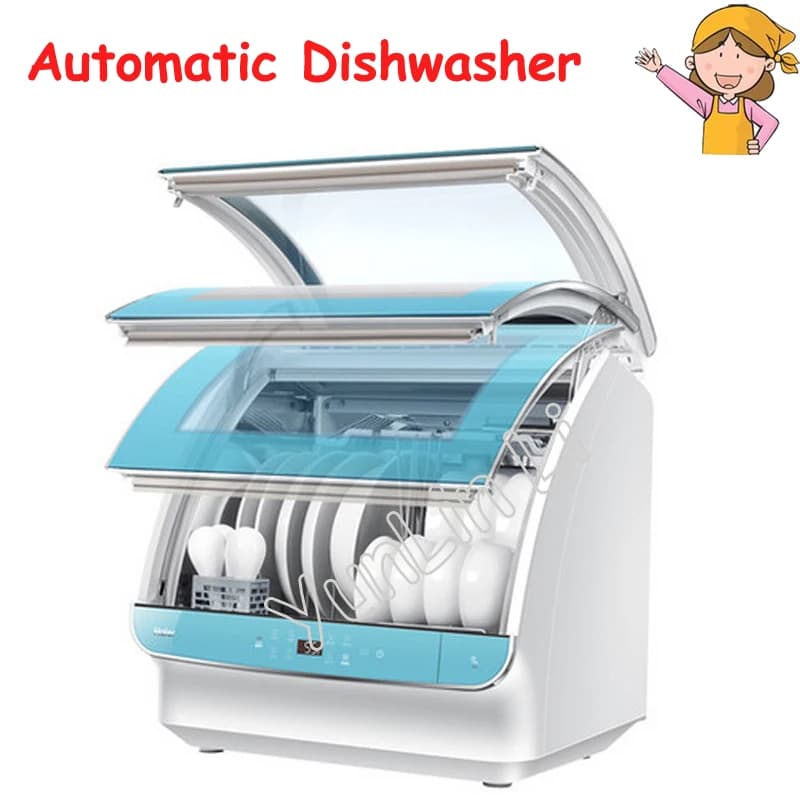 Household Automatic Dishwasher Drying Dish Washing Machine Sterilization Dish Bowl Wash Machine