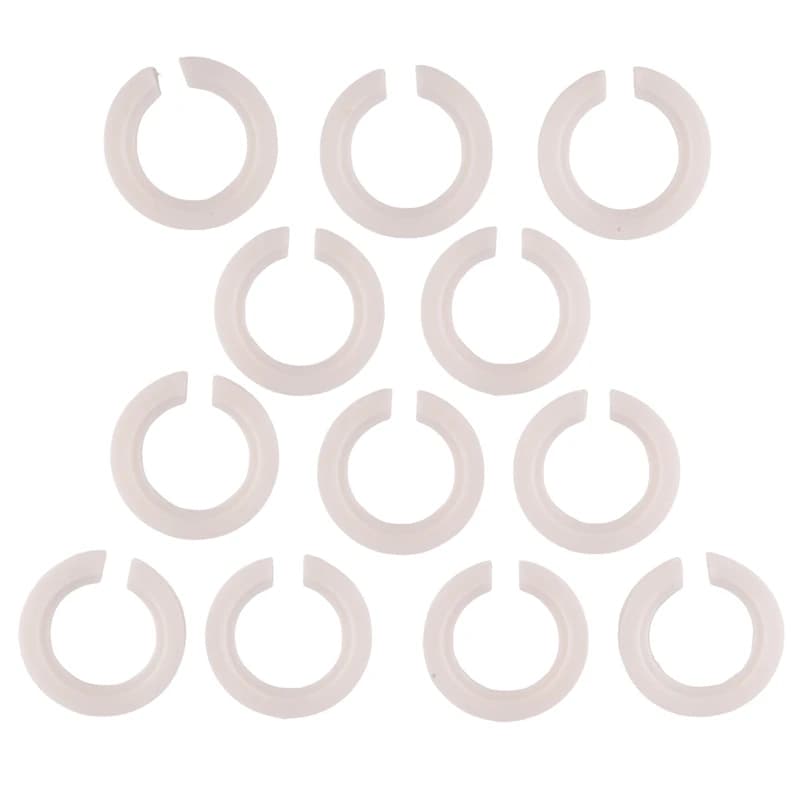 12Pcs Lamp Shade,E27 To E14 Hole Converter,Lampshade Ring Reducer For Fitting Screw Lamp Shades To Cap Lampholders