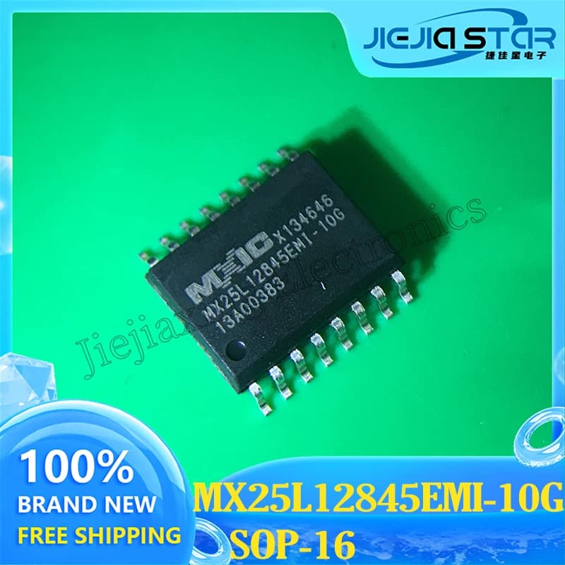 MX25L12845EMI-10G MX25L12845 Imported Router 16M Flash Memory Chip SOP-16 100% Brand New and Original Electronics
