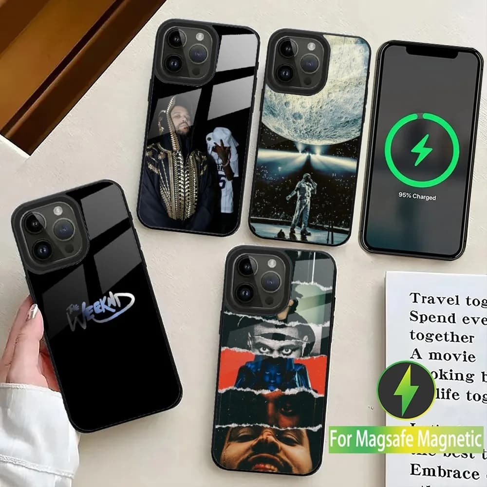 Rapper The W-Weeknd Phone Case For iPhone 16,15,14,13,12,11,Plus,Pro,Max Mini Magsafe Magnetic Wireless Charging