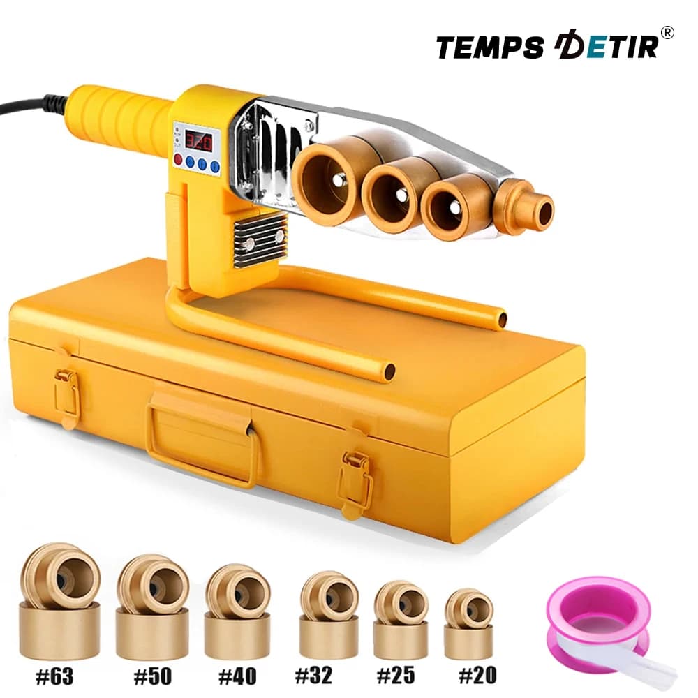 800/1000W Pipe Welding Machine 220V Pipe Welding Iron PB/PP/PE/PPR Pipe Welding Tools, Home Water Pipe Plastic Welding Tools