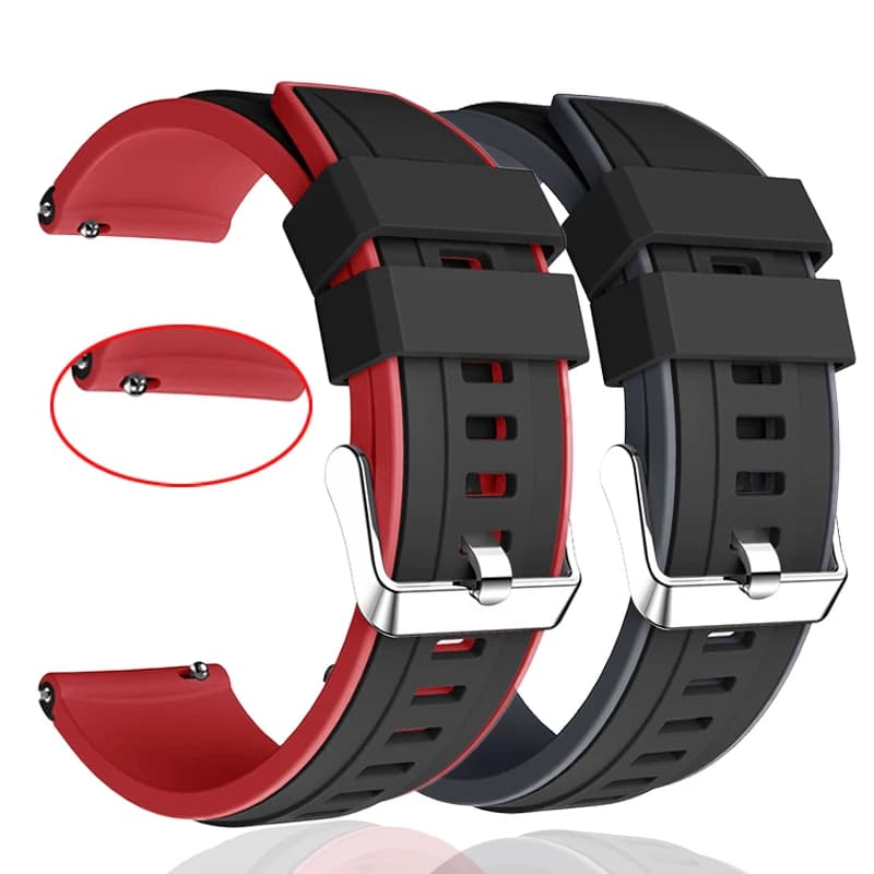 Silicone 22mm strap For Huawei GT 2 3 4 46mm WristStrap For Huawei Watch 4 /3 GT4 GT2 Pro GT2e GT3 SE Magic2 46 Bracelet  Band