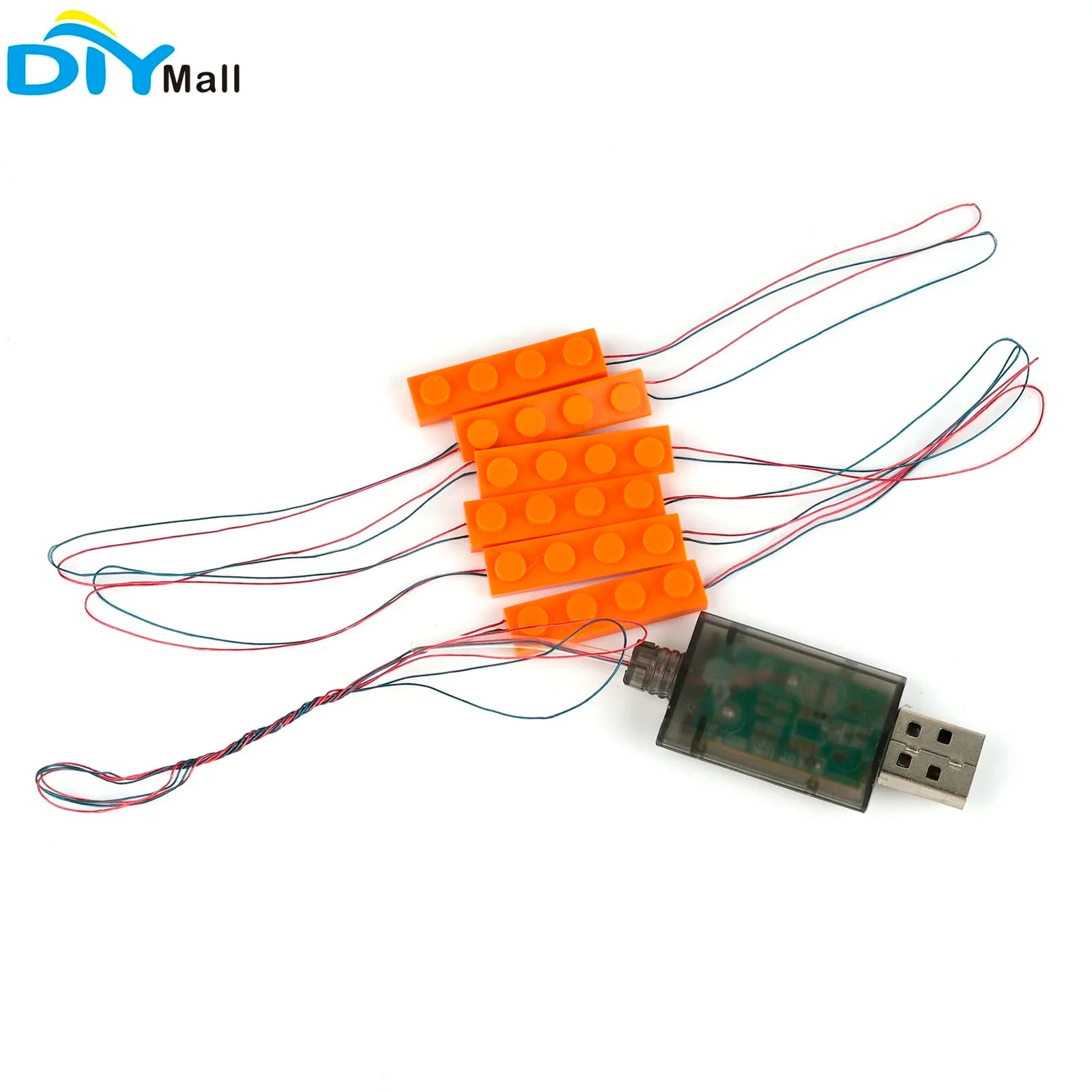 Building block luminous lighting compatible with Legoeds 1 to 6