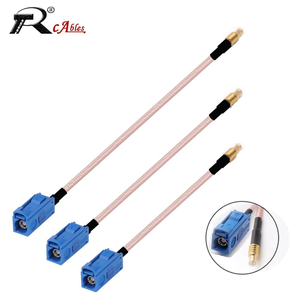 1pc RG316 RF Coaxial Cable with MCX Male Connector to Fakra C Female Connector for car GPS Antenna Pigtail 10/15/20/30/50cm 1m