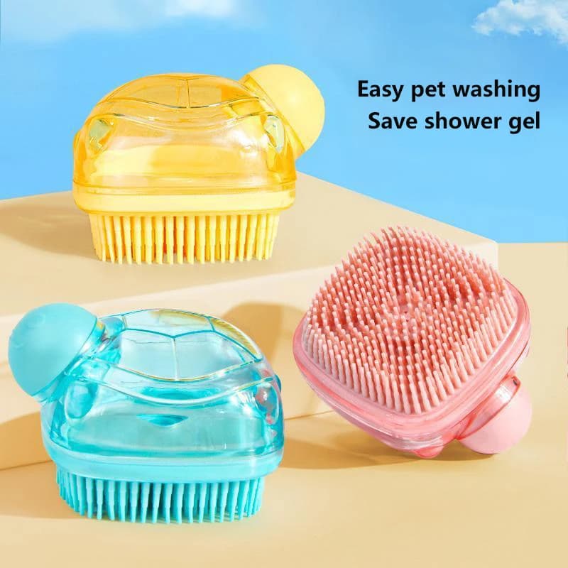 Silicone Shampoo Brush Head Scalp Care Massage Comb For Dandruff Removal Wet Dry Hair Brush Bath Shower Salon Hairdressing Tool