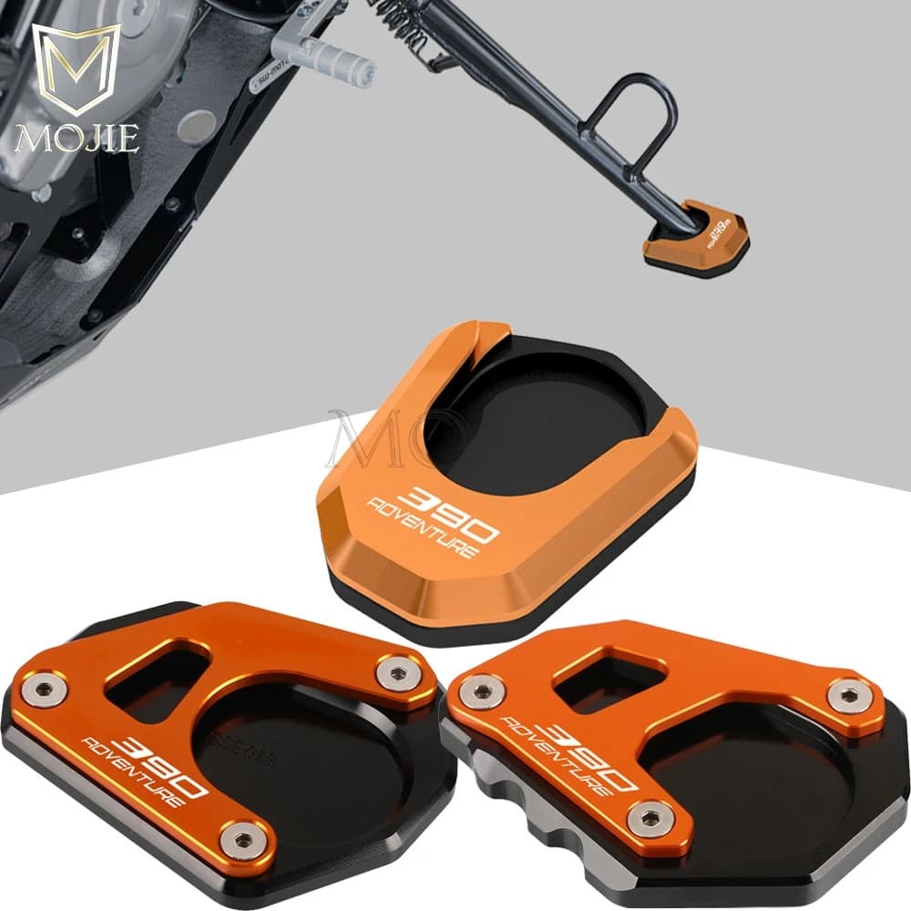 FOR 390ADV 390 Adv 390ADVENTURE 390 Adventure 2020 2021 2022 2023 Motorcycle CNC Foot Side Stand Extension Plate Kickstand Pads