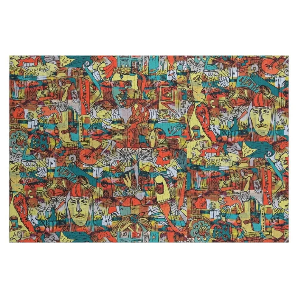 People Watching, People Watching Jigsaw Puzzle Baby Wooden Personalized Child Gift Puzzle