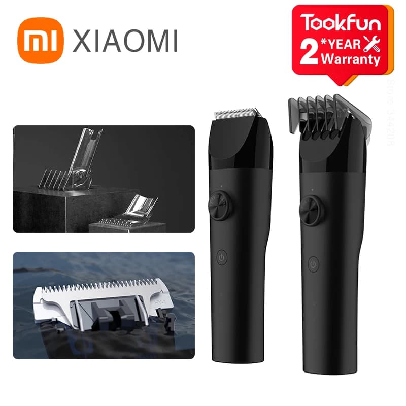 2024 XIAOMI MIJIA Hair Clippers Wireless Hair Cutting Trimmer Barber Cutter Titanium Alloy Blade Trimer For Men Electric Shaver