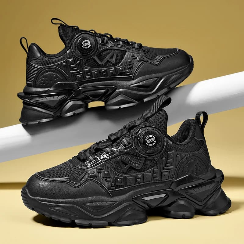 Men's Running Shoes Air Cushion Men's Spring and Autumn New Trendy Breathable Soft Bottom Men's Casual Sneaker