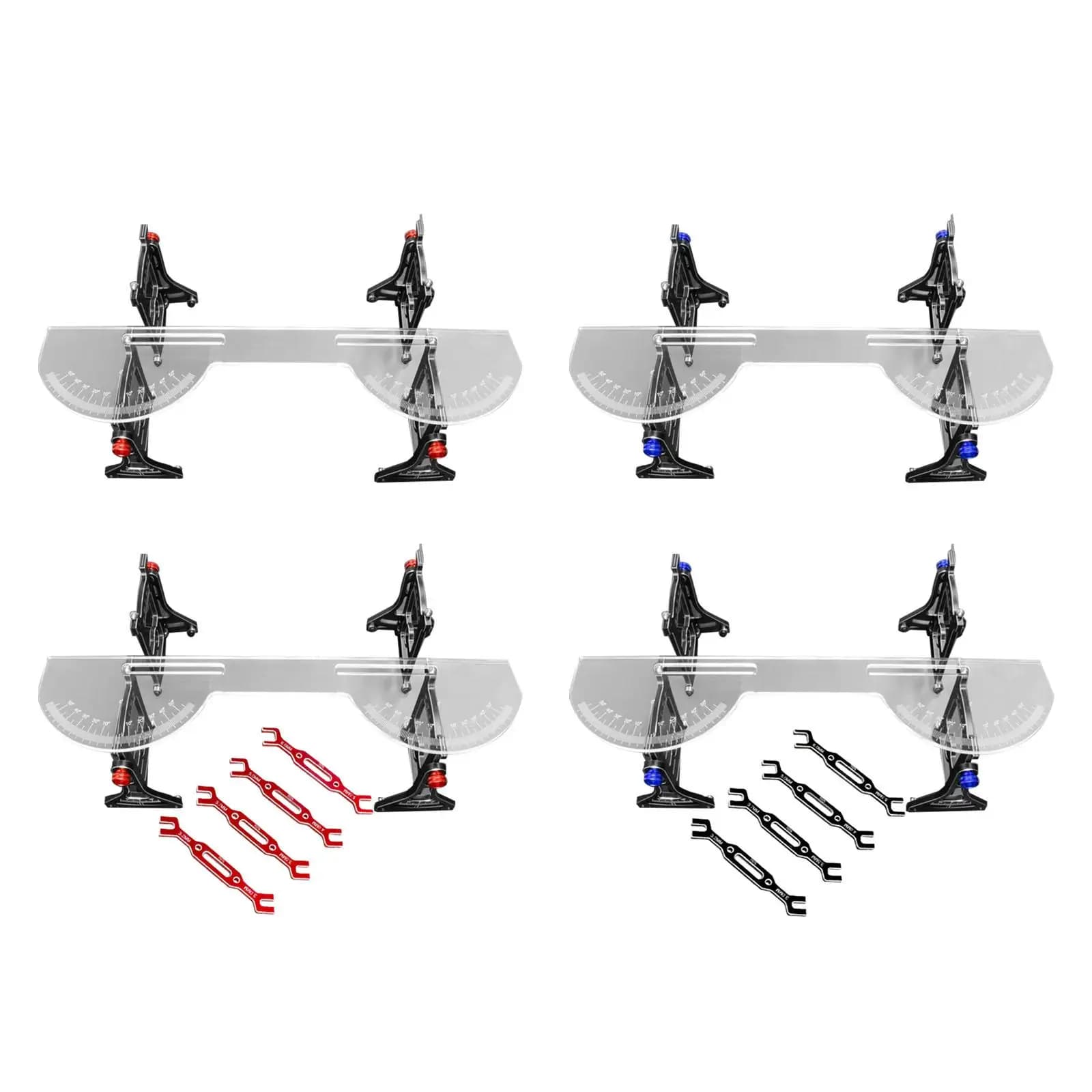 Camber Gauge RC Set up System Chassis Setup System Measurement Ruler Tool 1/10 RC Car Set up Tool RC Car Truck Setup Tool