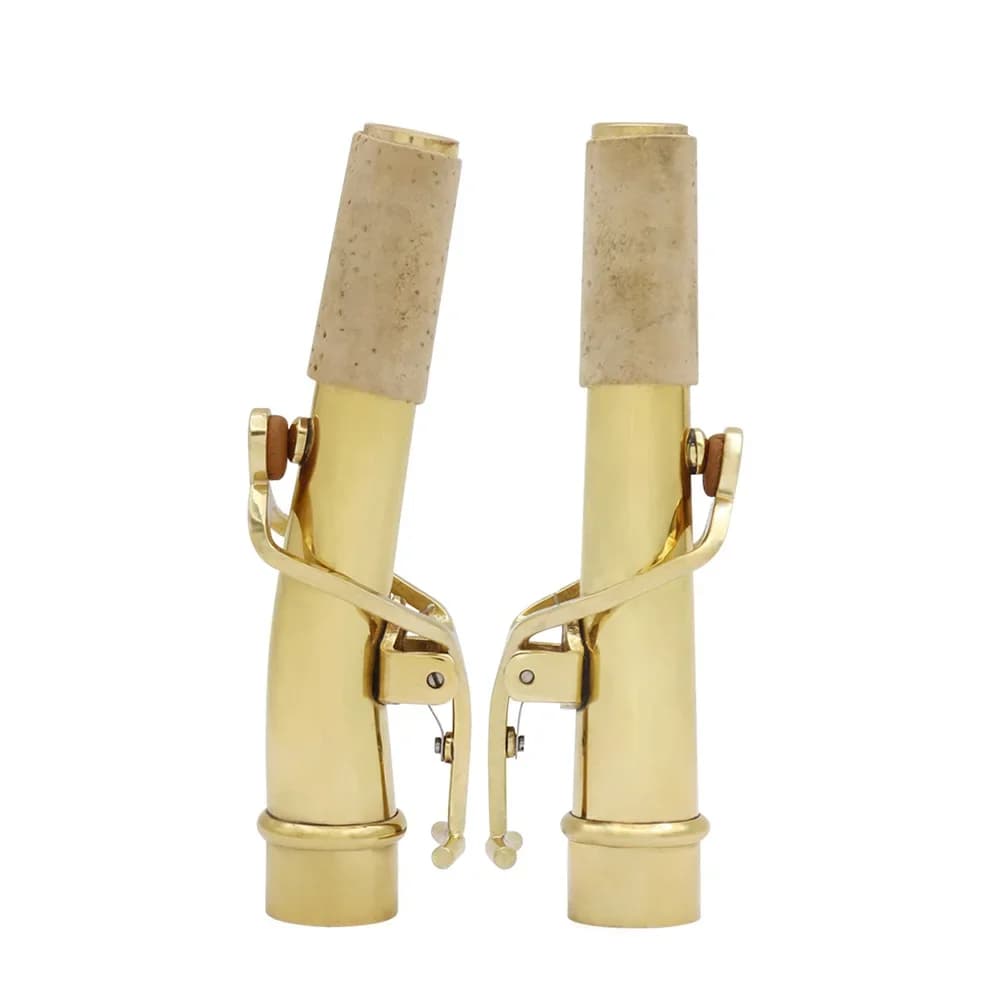 Soprano Saxophone Sax Bend Neck Straight Neck Brass Material 16.7mm Saxophone Accessory Woodwind Instrument Replacement Parts