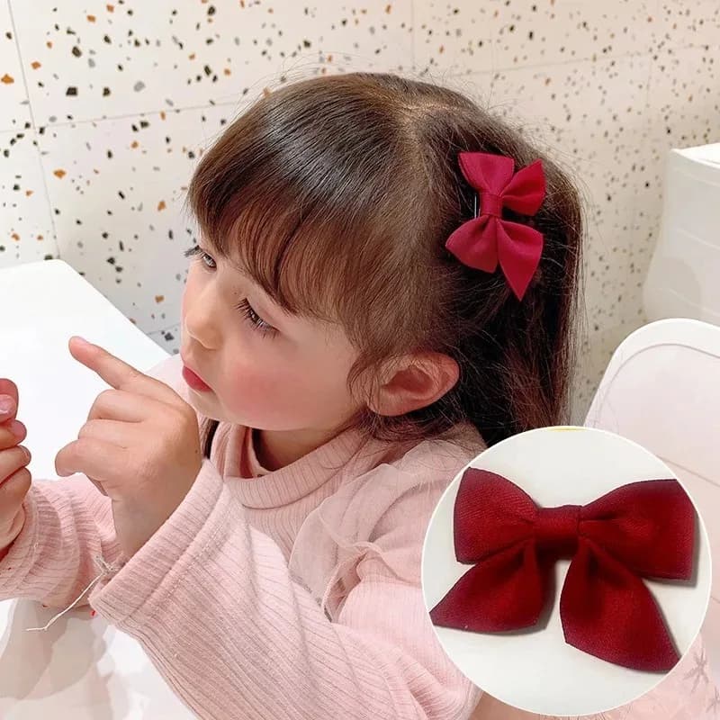 Children's Bow Hair Clips Accessories Hairpin 1 Piece