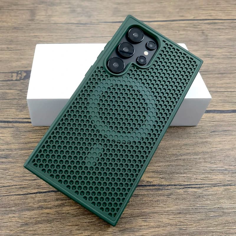 Luxury Dissipate Heat Plastic Case For Samsung Galaxy S25 S24 S23 S22 Ultra Plus S 24 23 22 S24Ultra For Magsafe Charge Cover