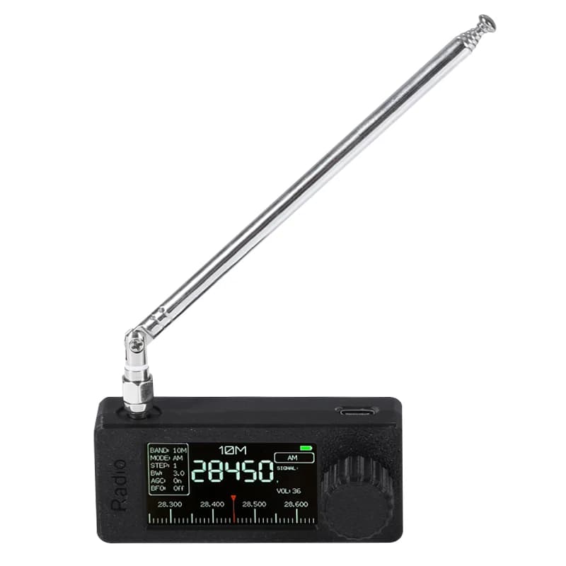 ATS MINI Pocket SI4732 DSP Radio, Full Band Mini Receiver, SW LW AM FM SSB, Mini SI4732 Radio  +  Antenna