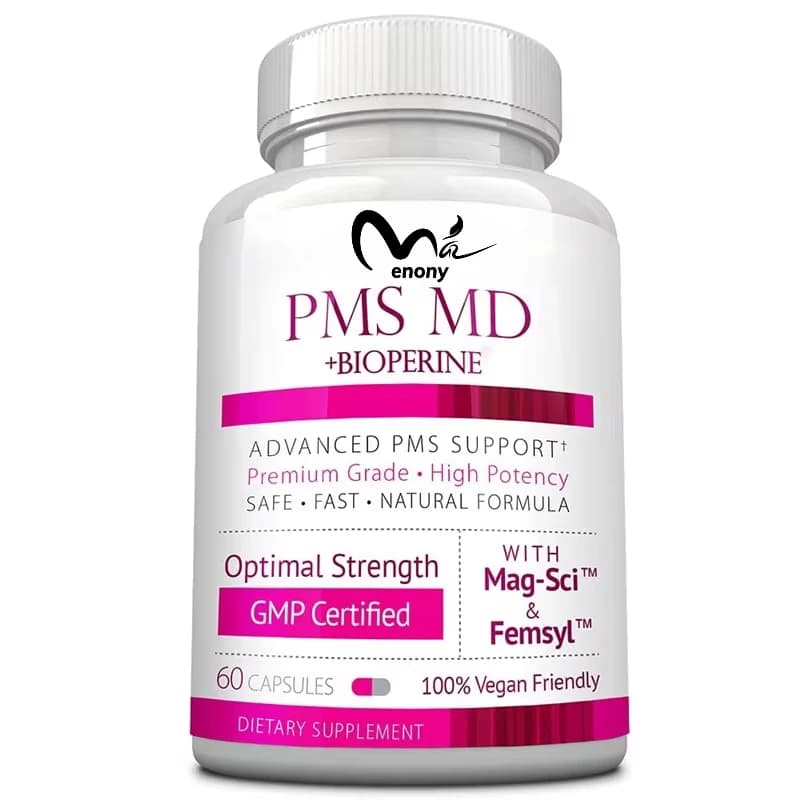 Calcium, Vitamin B, BioPerine-60 capsules - Bone Health Relieves Abdominal distension, Vegetarians 1 Month Supply