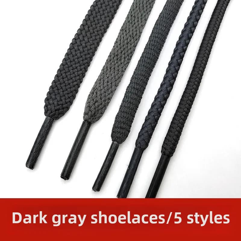 Dark Gray Shoelace Flat Oval SemicircleAJ13Canvas Sports Casual Basketball Running Shoes Men and Women High-Low Top