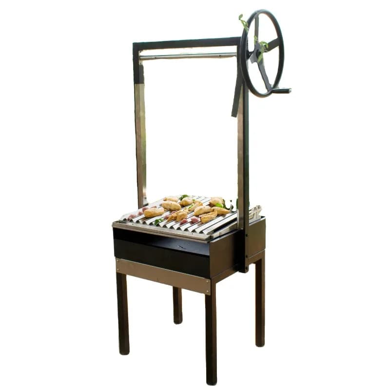Portable Argentine bbq grill Tabletop Charcoal BBQ Grill Home Use Santa Maria  for Campfire  Party