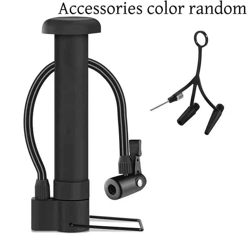 WEST BIKING MTB Bicycle Pump 80 PSI Bike Manual Air Pump Balloon Tire Inflator Schrader Valve Floor Pump Cycling Accesories