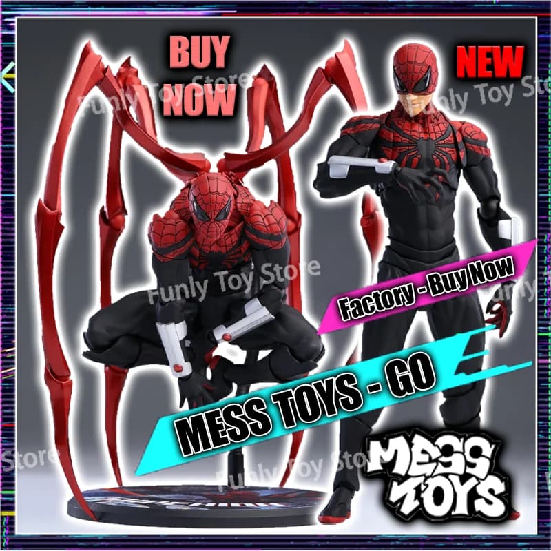New-Hot Mess Toys Superior Spider Man Doctor Octopus Peter Parker Messtoys Spiderman Neighbor Anime Action Figure Gifts Toys