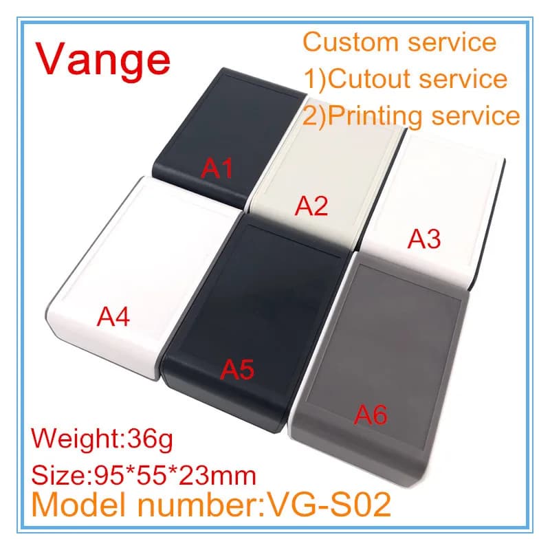 Vange electronics junction box 95*55*23mm ABS plastic enclosure PCB case