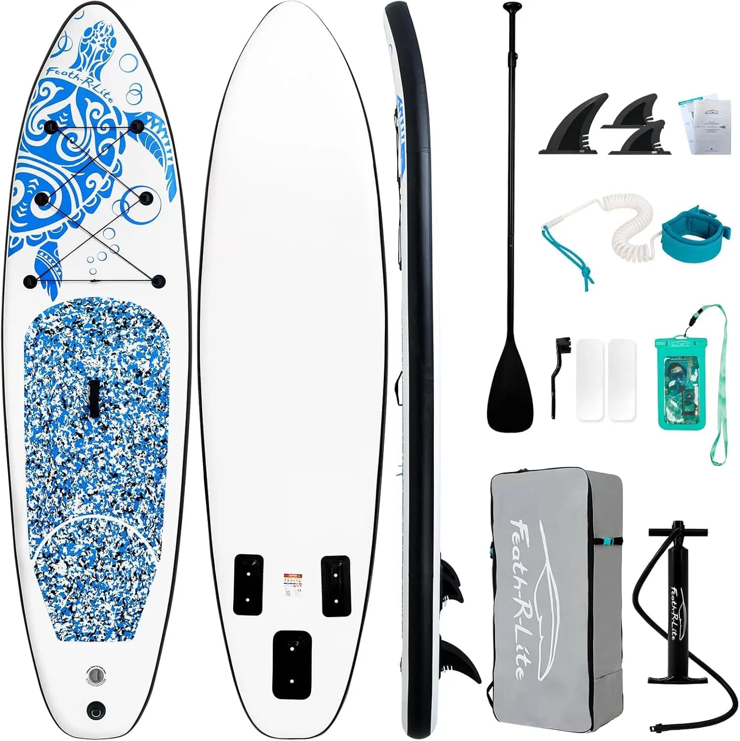 Inflatable Stand Up Paddle Board 10'x30''x6'' Ultra-Light (16.7lbs) SUP with  Accessories