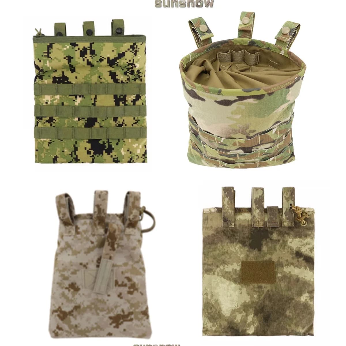 Outdoor Sports Tactics EI MOLLE Roll Up Dump Bag Pouch  RLCS Recycling Bag Collection Bag