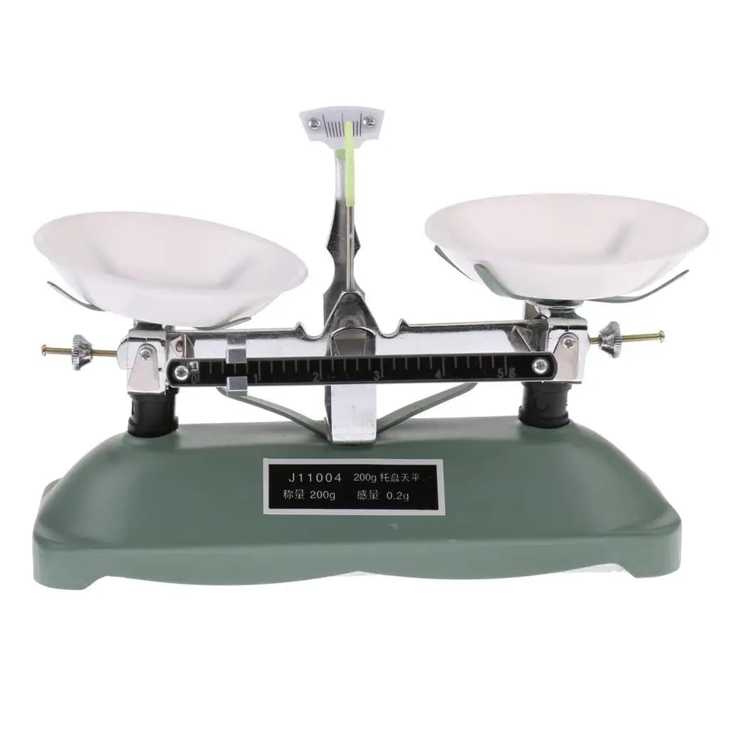 200 Gram Table Scale with Educational Weights Laboratory Equipment