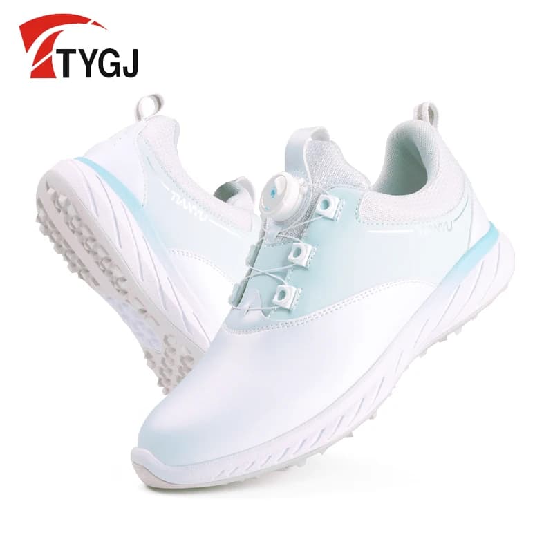 TTYGJ's new golf women's shoes are fresh, versatile, fashionable, waterproof, anti slip, casual and comfortable sports shoes