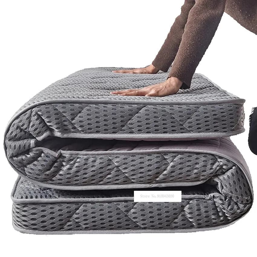 9CM Thickness Hard Cotton Mattress Breathable Mesh Fabric Mattress for Bedroom/Student Dormitory Bed Mat 90/100/120/150/180cm