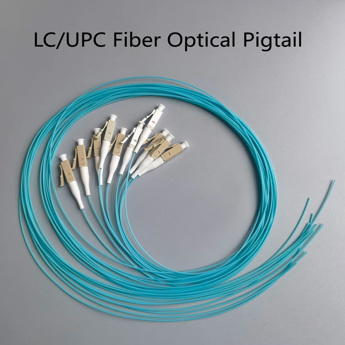 10 Bundle Pigtail Multi-Mode LC/UPC 1M Fiber Optical Pigtail Indoor FTTH High Quality Fiber Pigtail Information Connection Line