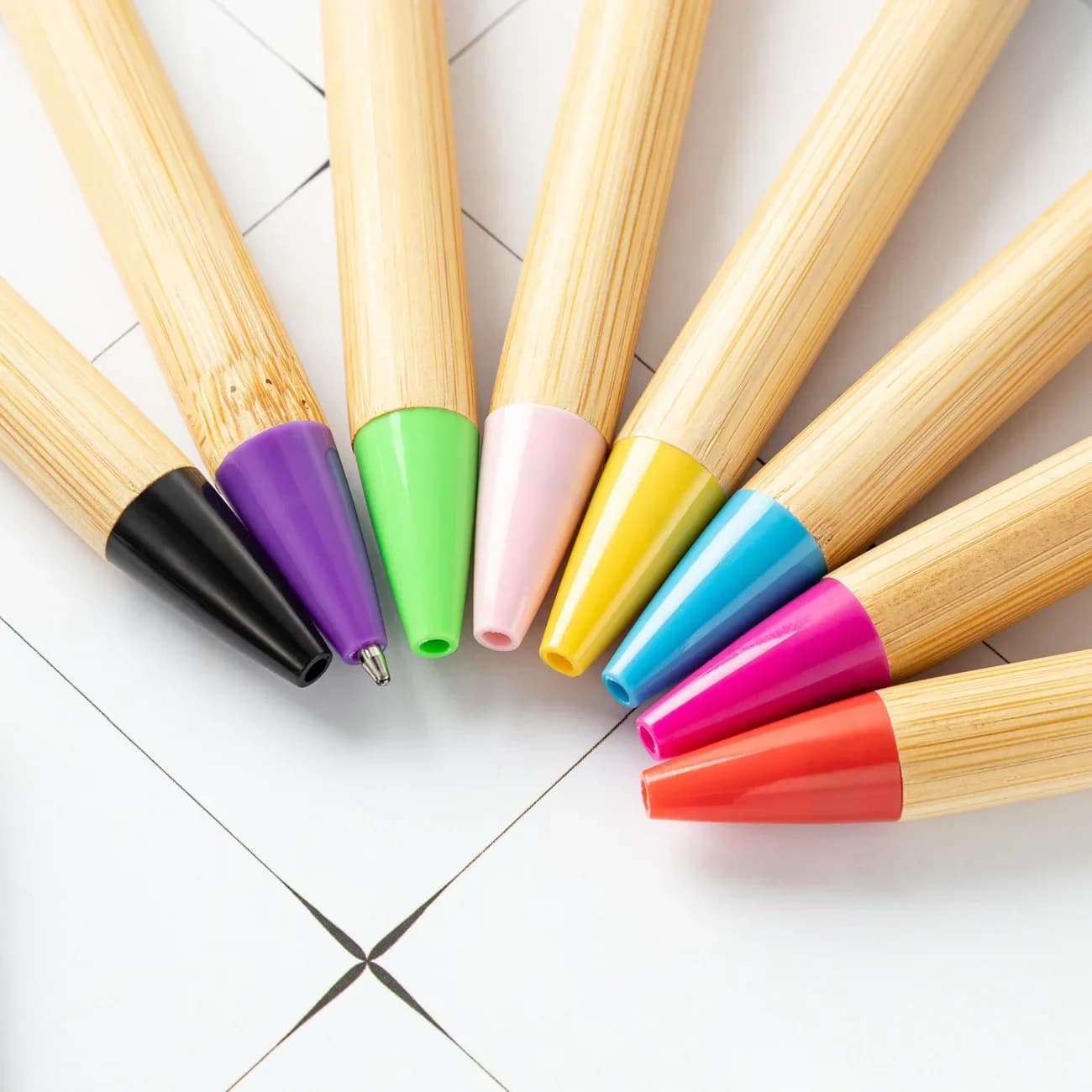 4 Pcs Bamboo Ball Pen Office Wholesale Writing Stationery Gift Press Office Supplies