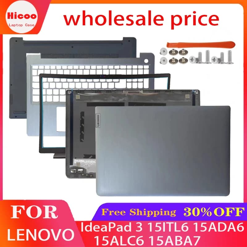 FOR Lenovo IdeaPad 3 15ITL6 15ADA6 15ALC6 15ABA7 Laptop LCD Back Cover/Screen Frame/Palm Rest/Bottom Cover