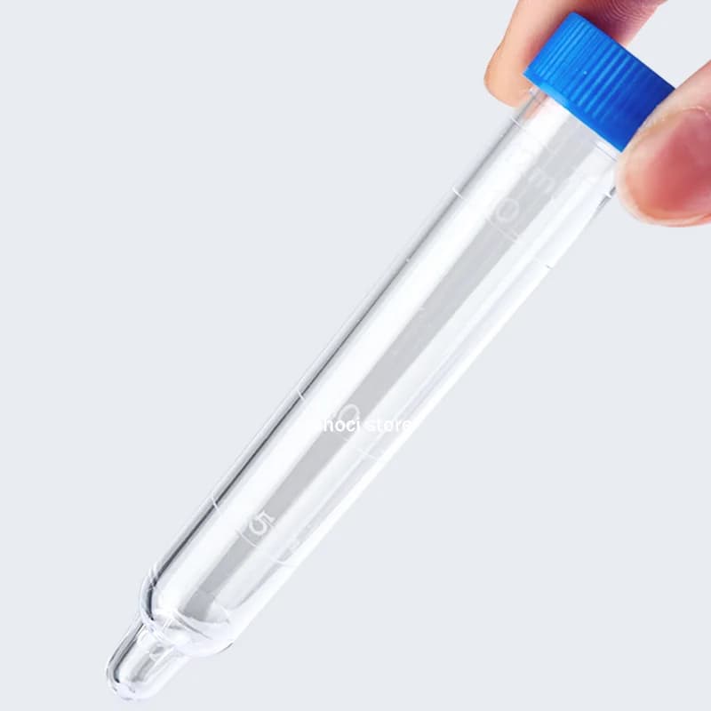 12ml test tube PS Tube Centrifuge Tubes Urine sediment test tube  plastic physical examination urine test lab with ​graduated