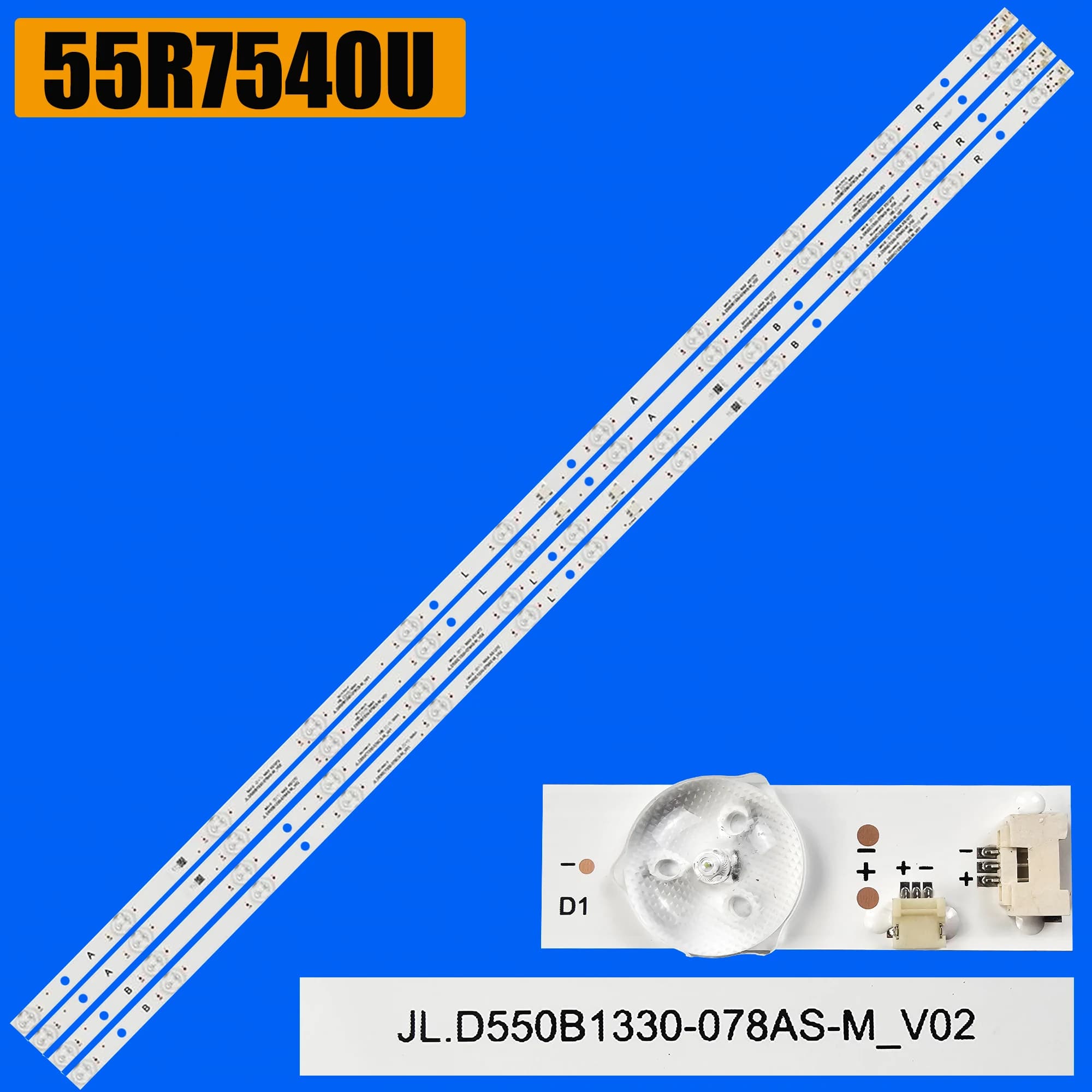 LED Backlight strip for 55U9500 55HT4060UD 55HT8060UD 55R855U 55U9500 VES550QNDL-2D-N41 JL.D550B1330-078AS-M_V02