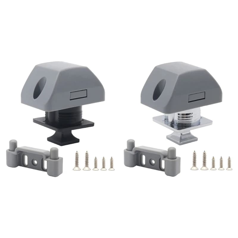Square Button Latchs for Motorhome Yacht Marine Cabinet Home Storage Engineered