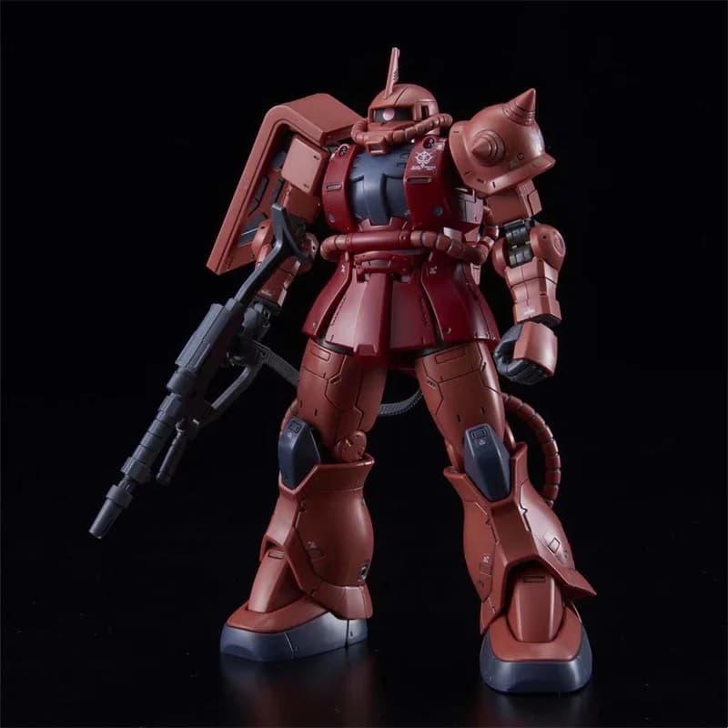 Xingdong Hg 1/144 Ms-06r-1a Zaku Figure Water Sticker Assembly Models Kit Robot Collectible Toys Action Figures Anime Figure