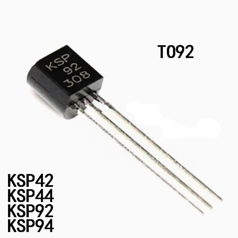 (100PCS) three-stage tube KSP42 A42/KSP44 A44/KSP92 A92 KSP94 A94NPN/PN transistor direct plug-in TO-92