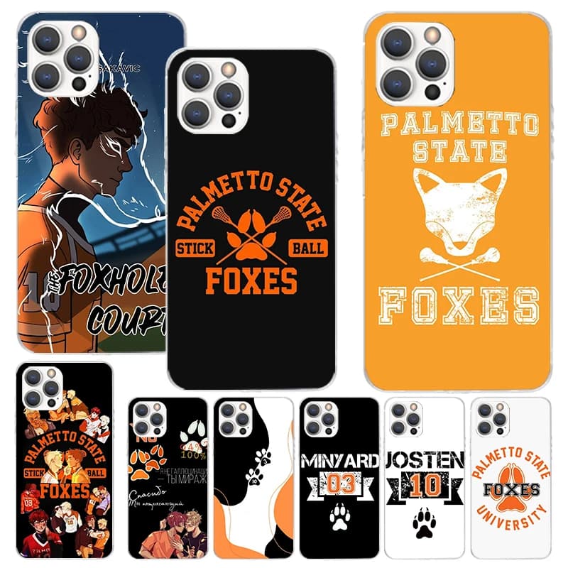 Andreil All For The Game Palmetto State Foxes Phone Case For Apple iPhone 16 15 14 13 12 11 Pro Max Mini XS XR X 7 Plus 8 + SE S