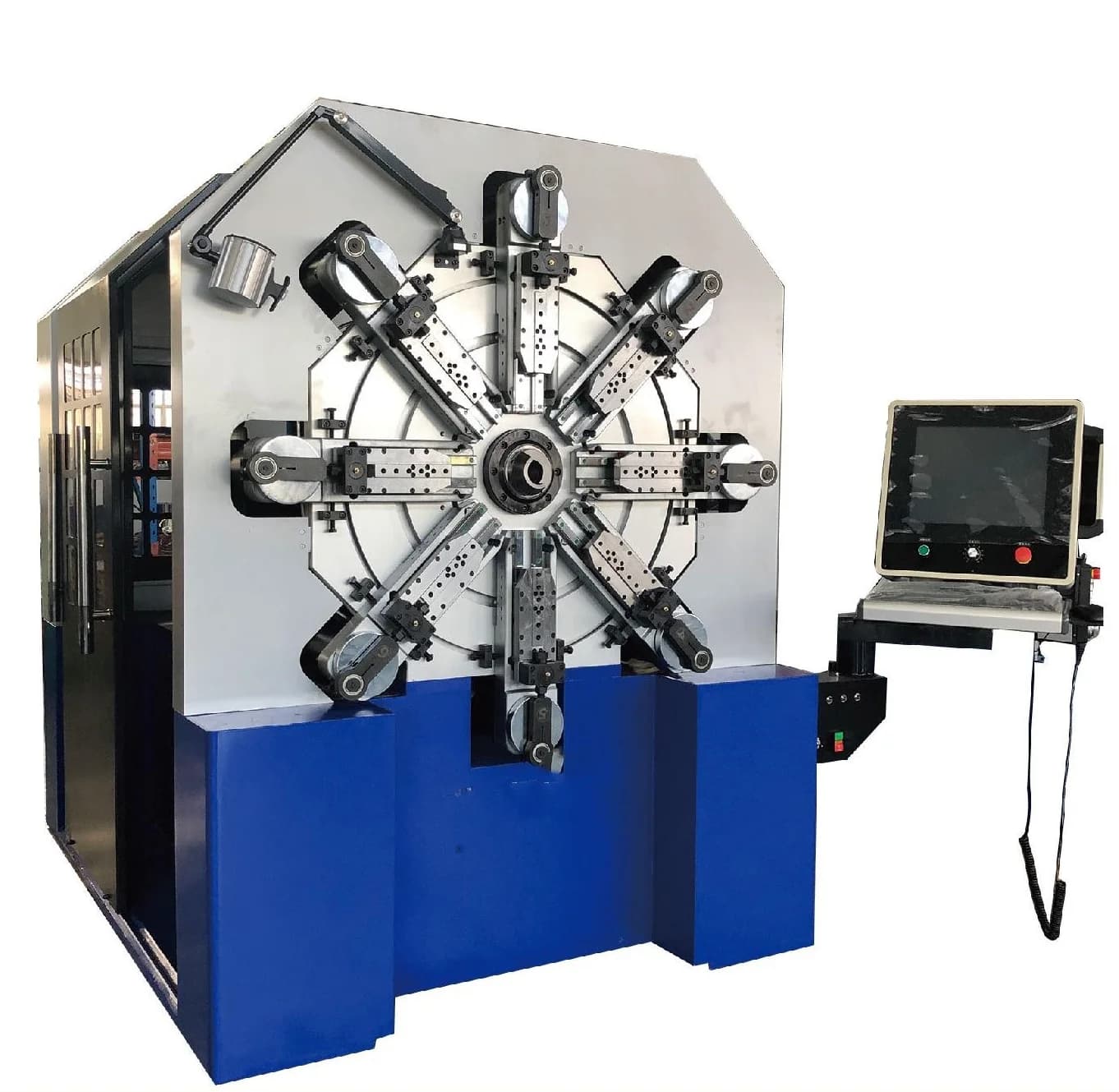 Automatic cnc 10mm 10-12axis camless spring forming machine wire forming machine irregular spring battery spring making machine