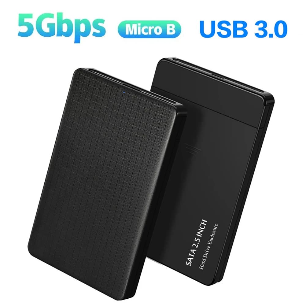 USB 3.0 HDD Enclosure 2.5" SATA External Hard Drive Case 2.5 Inch SSD High Speed Transmission 5 Gbps Support Window Mac Android