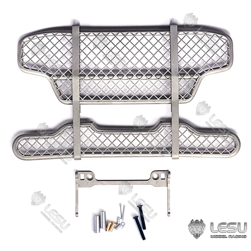 LESU RC Parts Metal Front Bumper for Tamiyay Fh16 1/14 RC Tractor Truck Remote Control Model Toys Car Accessories TH16965