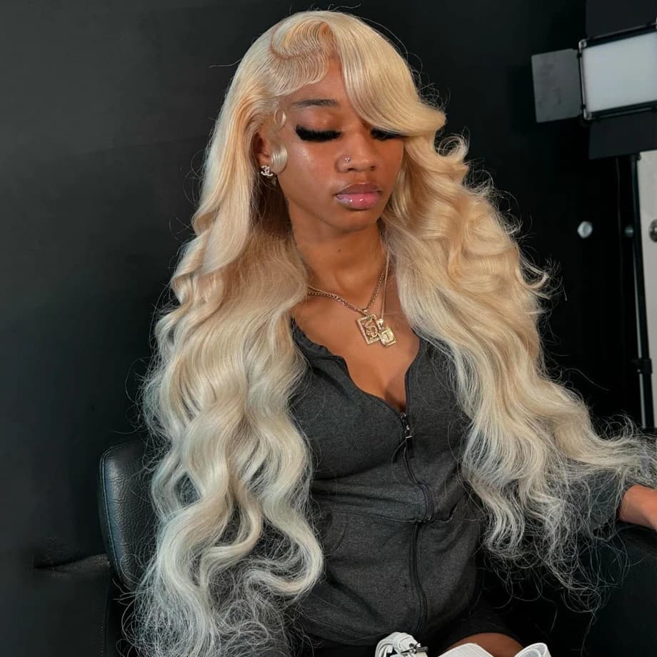 Honey Blonde 613 Hd Lace Frontal Wig 13x6 Human Hair Body Wave Human Hair Wigs For Women 30 Inch Brazilian 13x4 Lace Front Wig