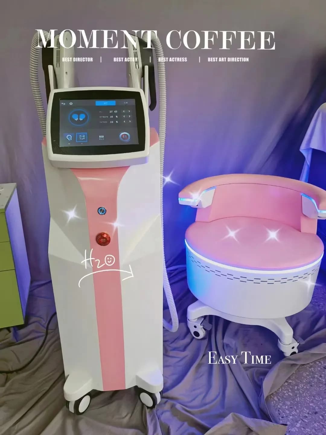 2 in 1 Neo Beauty EMS Body Shaping Sculpting Slim Muscle Building Machine ems Bodysculpt With Buttocks Shaping EMS Chair