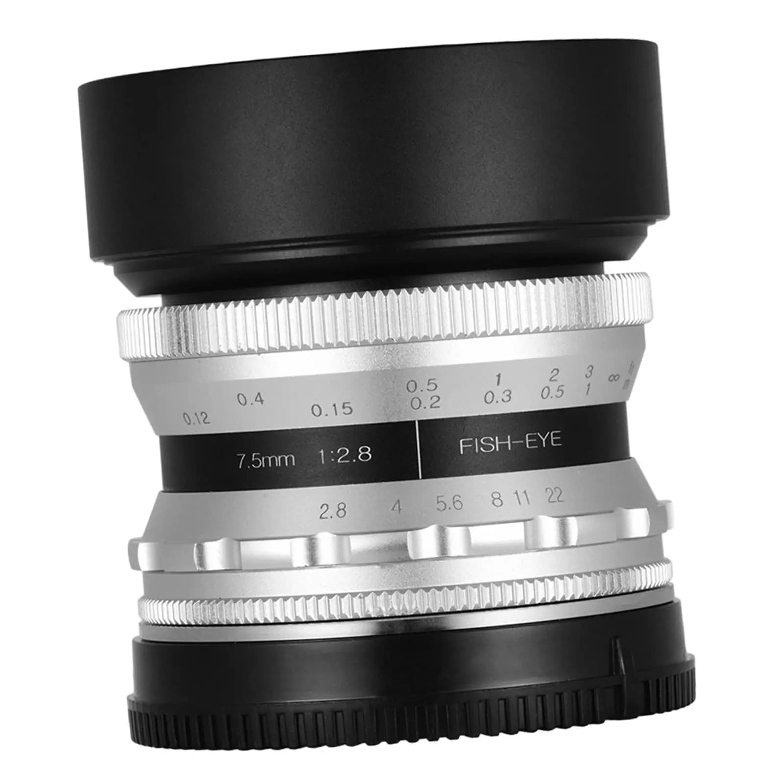 Fisheye Lens 7.5mm F2.8 Accessory Durable Replace Parts for Fittings