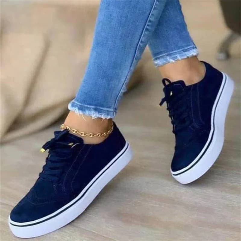 Sneakers Women Flat Casual Sneaker Spring Fashion Versatile Lace Up Walking Women Shoes Zapatos De Mujer 2024