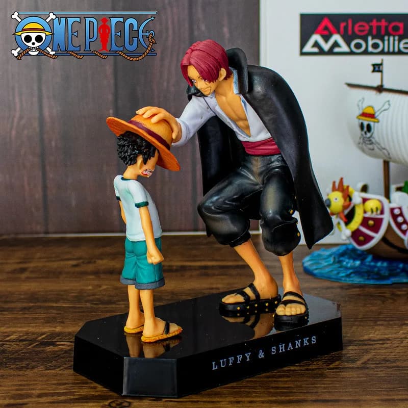 One Piece 18cm Luffy Action Figures Model Toys Pvc Monkey D. Luffy Figures One Piece Anime Statue Model Ornamen Birthday Gifts ﻿