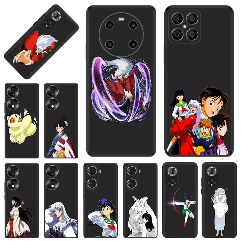 Phone Case For Honor X9b X6 a X7 X8 b 4G 70 90 Magic5 Inuyasha Sesshoumaru Huawei P20 P30 P40Lite P-SmartZ Soft Protective Cover